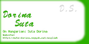 dorina suta business card